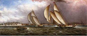 詹姆斯 E 巴特斯沃思 Yacht Race in Gloucester Harbor 詹姆斯 E 巴特斯沃思 Yacht Race in Gloucester Harbor